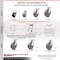 Service Caster 4 Inch Kingpinless Glass Filled Nylon Wheel Swivel Top Plate Caster SCC SCC-KP30S420-GFNR - alternate 4